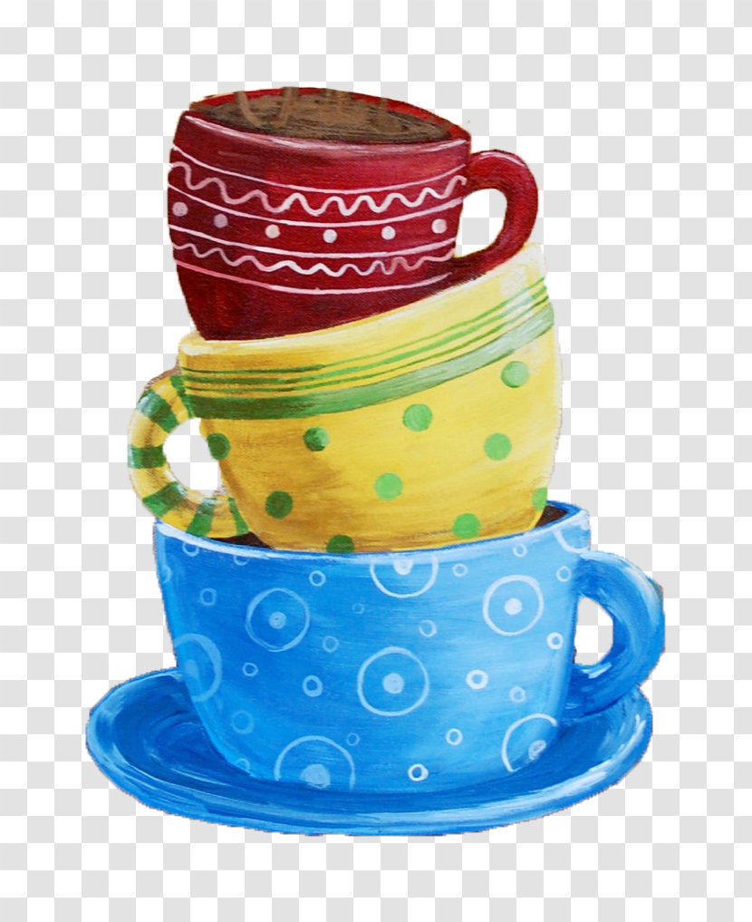 Coffee Cup Cartoon Drawing - Cake Decorating Transparent PNG