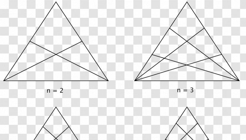 Triangle Point Pattern - Line Art - Puzzle Transparent PNG