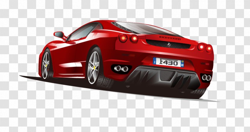 Maranello Enzo Ferrari Sports Car - Red Luxury Transparent PNG