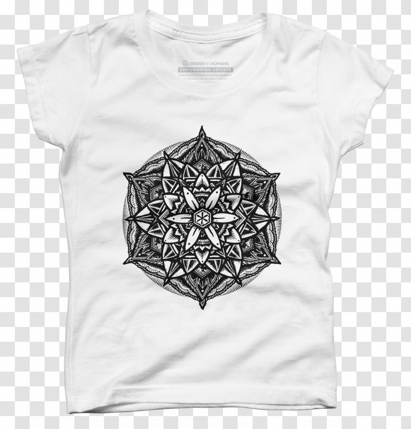 T-shirt Sacred Geometry Overlapping Circles Grid - Color Transparent PNG
