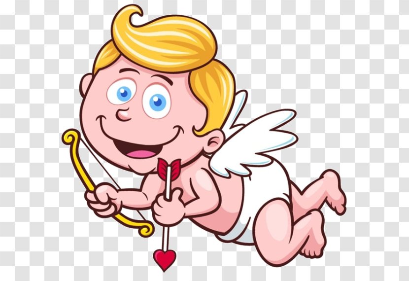 Cupid Drawing Royalty-free - Heart - Cartoon Love Transparent PNG