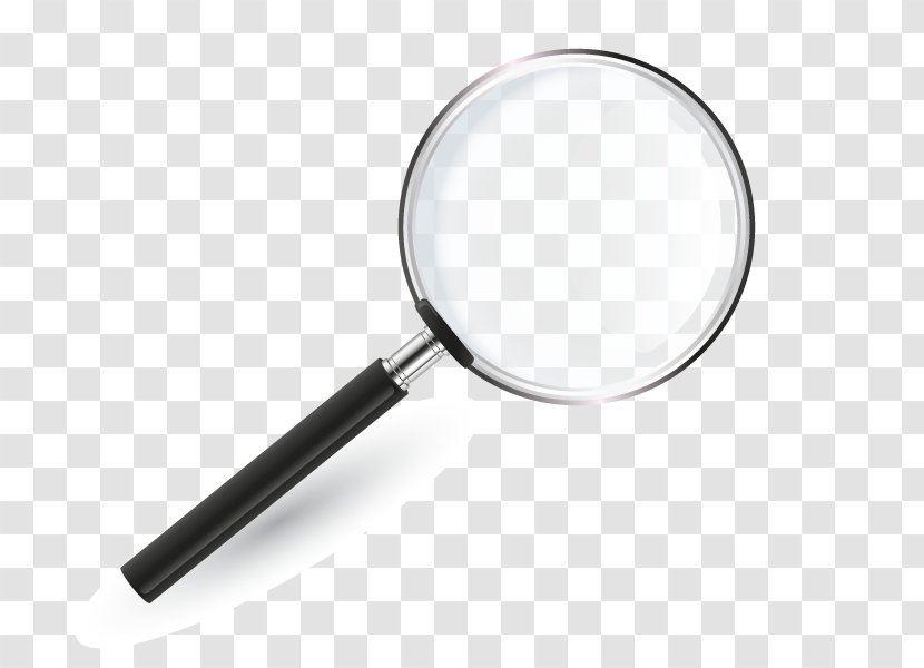 Magnifying Glass High-definition Television - Vector Transparent PNG