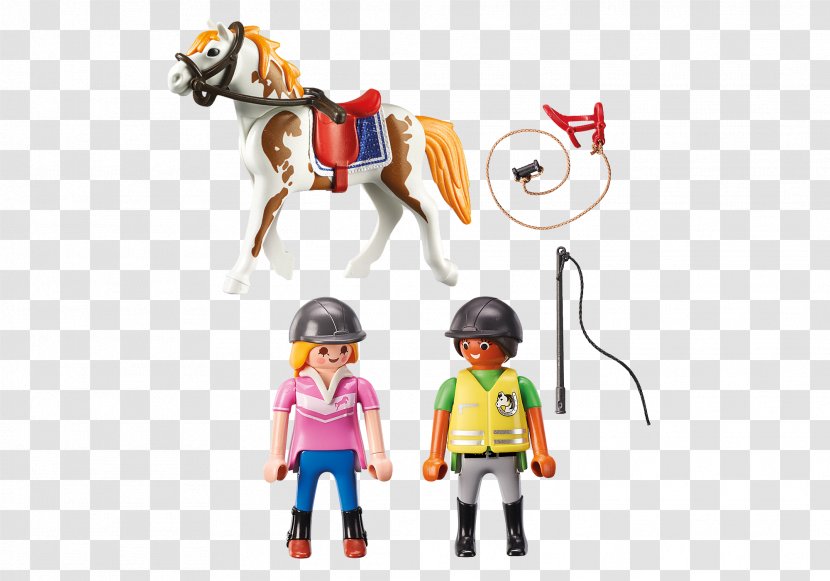 Horse Pony Equestrian Riding Instructor Playmobil Transparent PNG