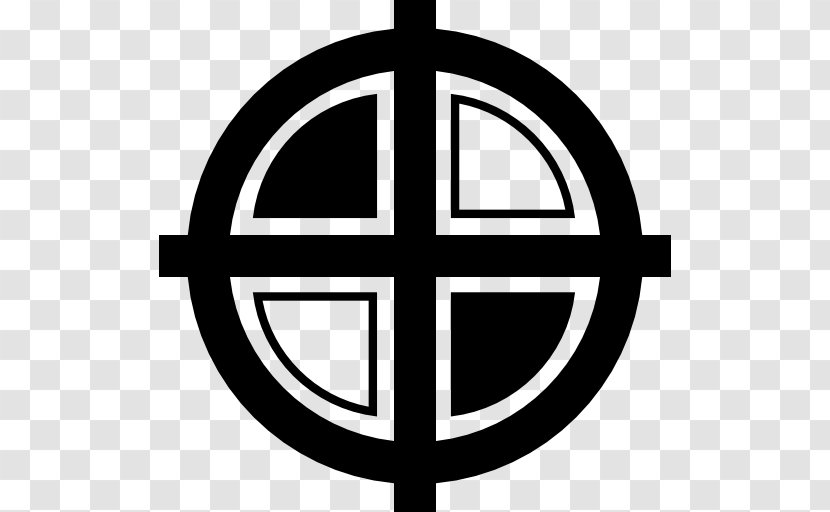 Reticle Black And White Download - Heart - Crosshair Transparent PNG
