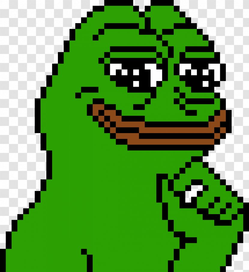 Pepe The Frog Pixel Art Bit /pol/ - Know Your Meme - Pol Transparent PNG