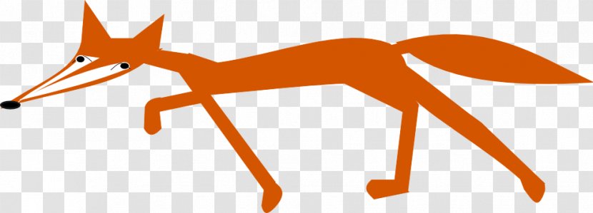 Red Fox Clip Art - Tail Transparent PNG