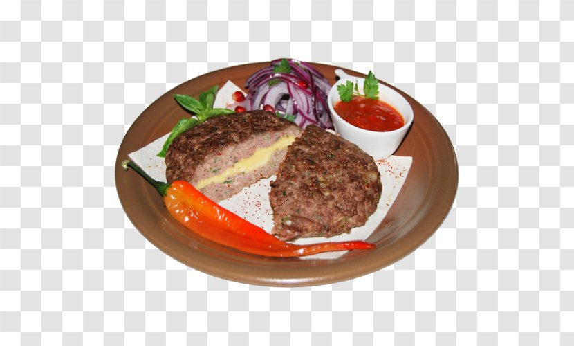 Salisbury Steak Patty Mediterranean Cuisine Recipe - Special Gourmet Barbecue Transparent PNG