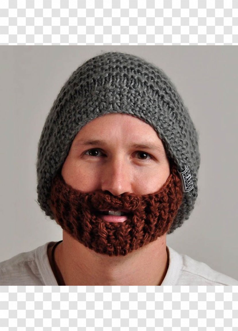 Beard Hat Beanie Crochet Knit Cap - Oil Transparent PNG