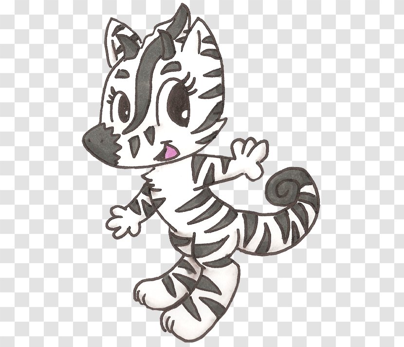 Cat Tiger Visual Arts Clip Art - Carnivoran Transparent PNG