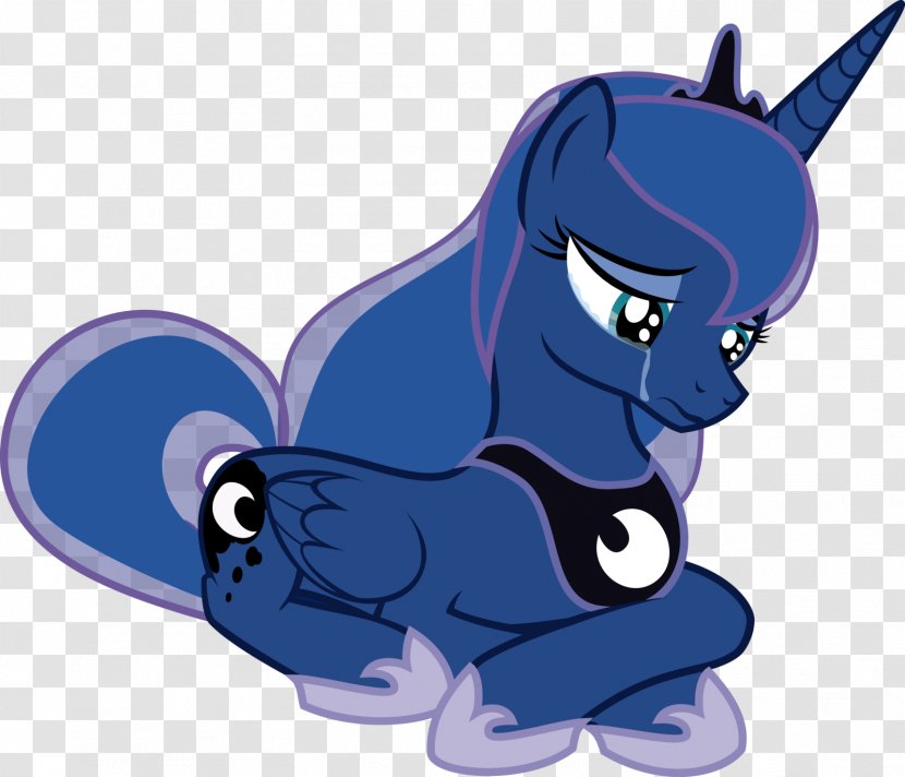 Princess Luna Celestia Art Sadness - Horse Like Mammal - Princes Transparent PNG