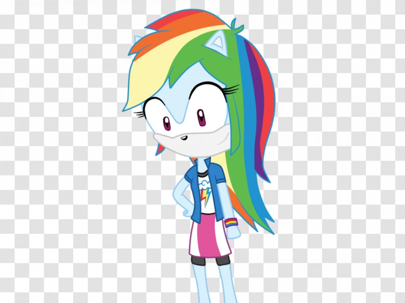 Rainbow Dash Shadow The Hedgehog Applejack Sonic Heroes Fluttershy - Frame - Equestria Girls Mane 6 Transparent PNG