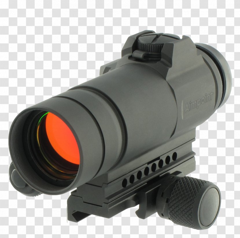 Aimpoint CompM4 AB Red Dot Sight CompM2 Reflector - Weaver Transparent PNG