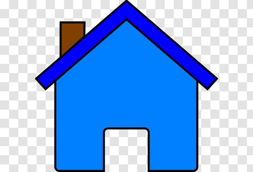 Red House, Bexleyheath Clip Art - Drawing - House Blue Cliparts Transparent PNG