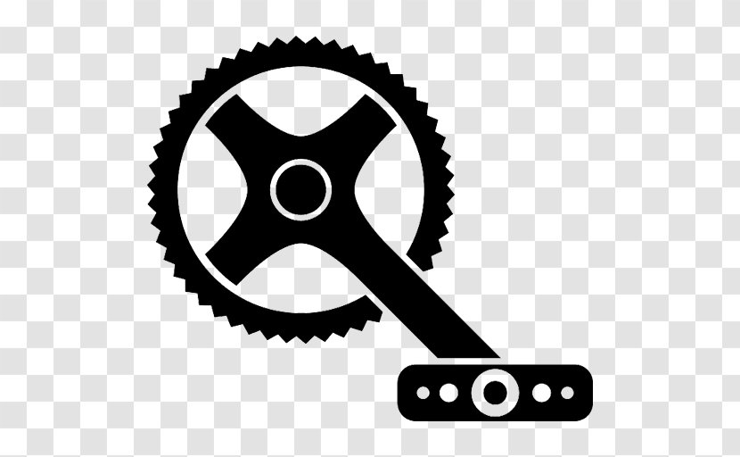 Clip Art Bicycle Cranks Pedals - Drivetrain Part Transparent PNG