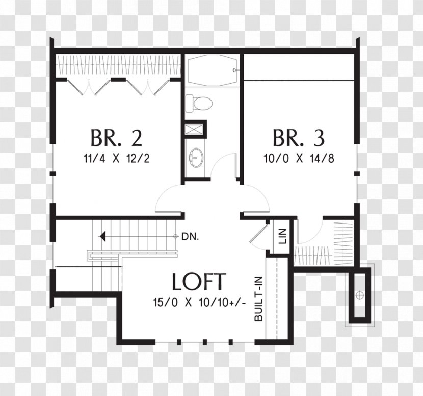 House Plan Floor Bungalow - Arts And Crafts Movement Transparent PNG