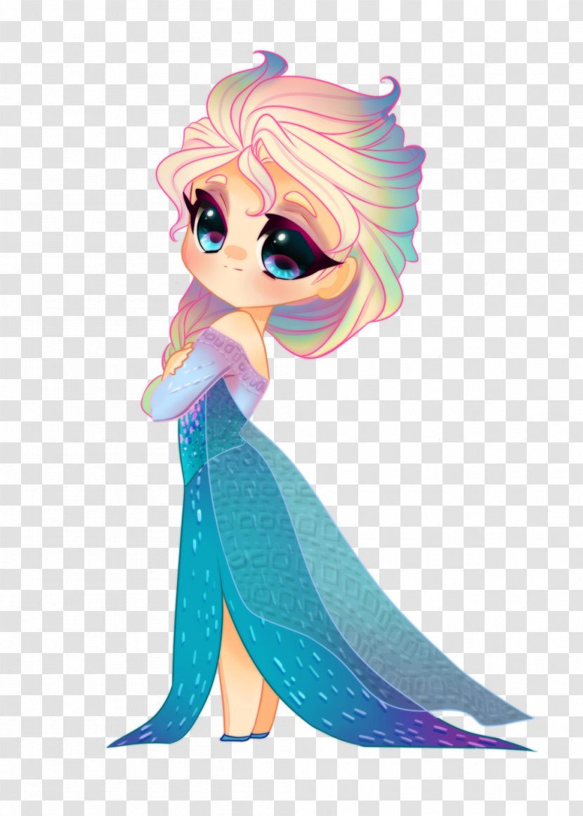 Elsa Anna Chibiusa Drawing - Heart Transparent PNG