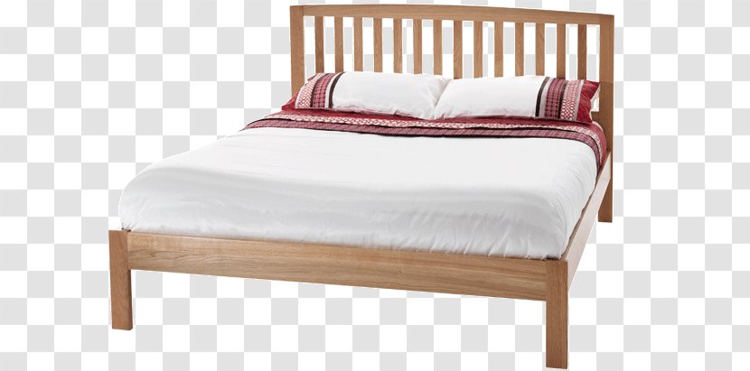 Bed Frame Oak Headboard Bedside Tables - Room Transparent PNG