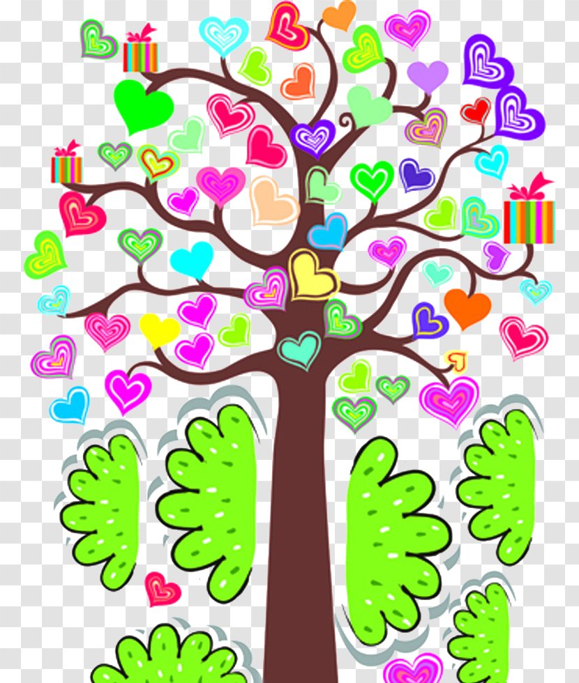 Tree Clip Art - Plant Stem - Creative Children Painting Wishing Transparent PNG