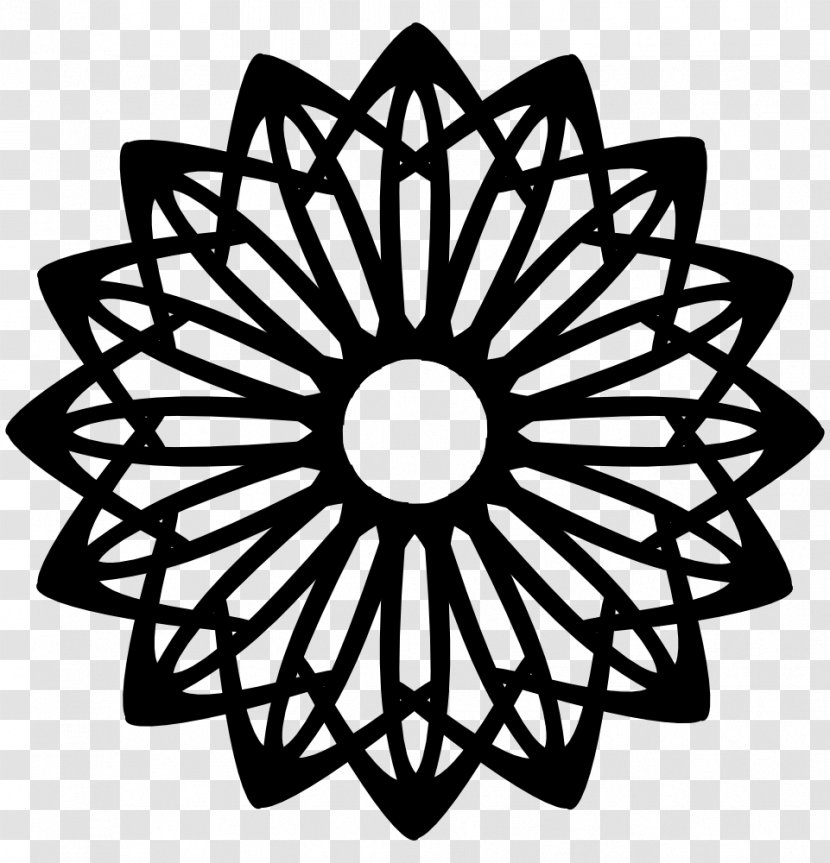 Islamic Art Clip - Flower - Design Transparent PNG