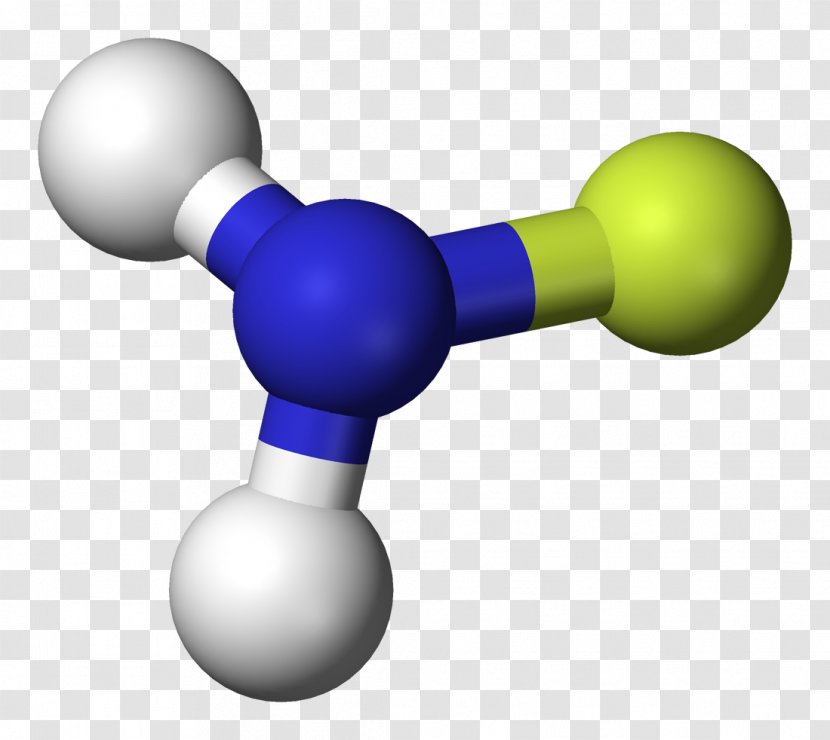Fluoroamine Chloramine Chemical Compound Lewis Structure - Molecule Transparent PNG