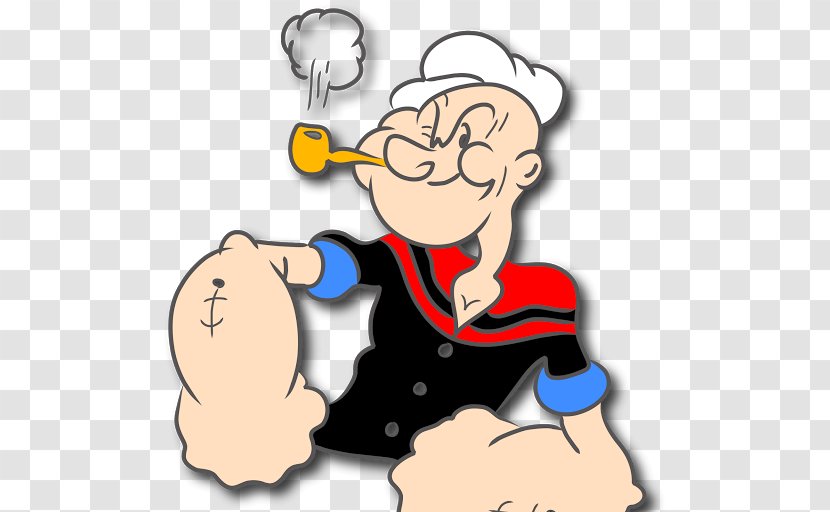 Popeye: Rush For Spinach Bluto Olive Oyl Popeye Village - Silhouette - Strong Man Cartoon Transparent PNG