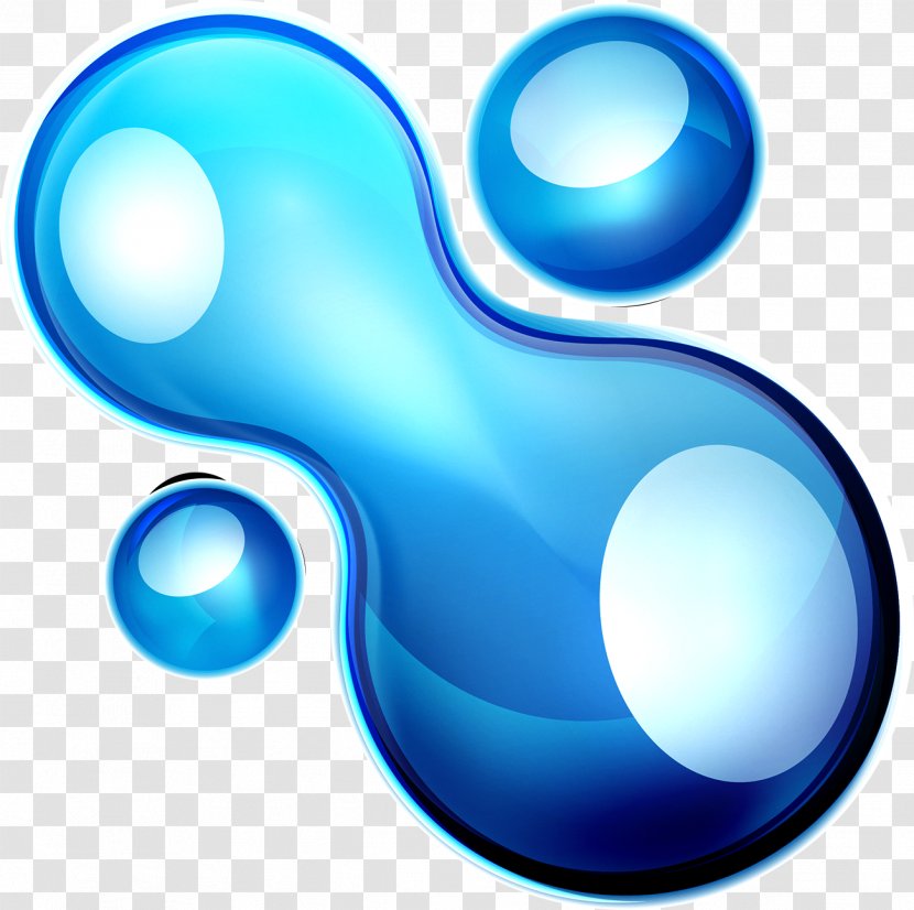 Blue Drop Clip Art - Sphere - Water Transparent PNG