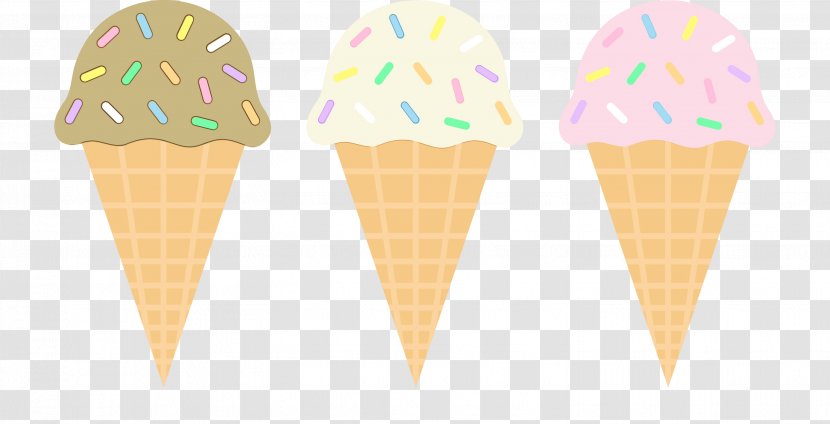 Ice Cream Cones Pops Sundae - Vanilla - Frozen Dessert Transparent PNG