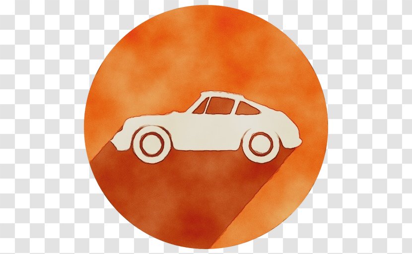 Orange - Dishware - Vintage Car Transparent PNG