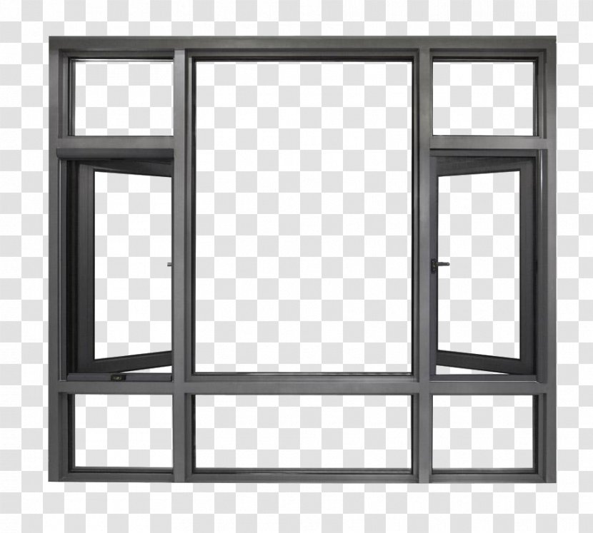 Window Aluminium Door Glass Carpenter - Windows Painted Renderings Transparent PNG