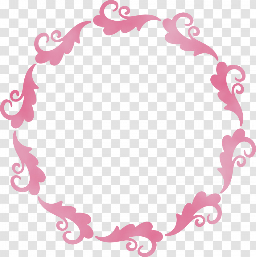 Pink Magenta Ornament Circle Transparent PNG