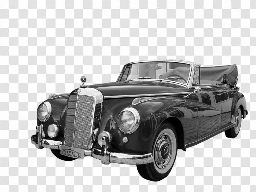 Antique Car Mercedes-Benz W120 Vintage - White Transparent PNG