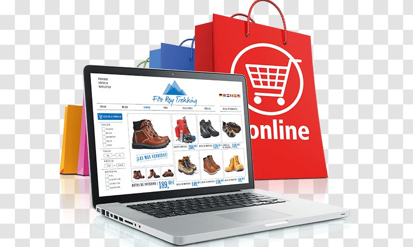 Online Shopping E-commerce Web Development And Offline - Laptop - Surf The Internet Transparent PNG