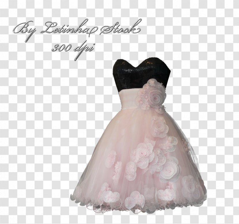 Wedding Dress Cocktail Gown - Pink Transparent PNG