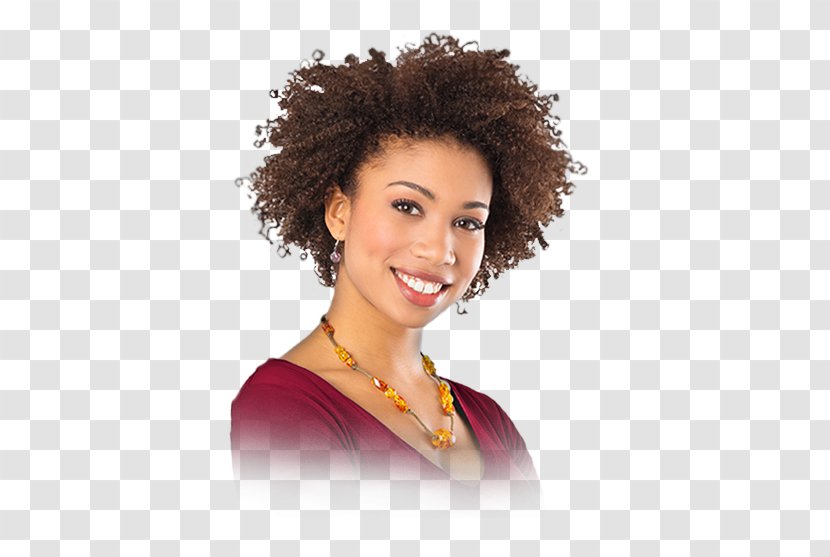 Afro-textured Hair Coloring Jheri Curl - Smile Transparent PNG