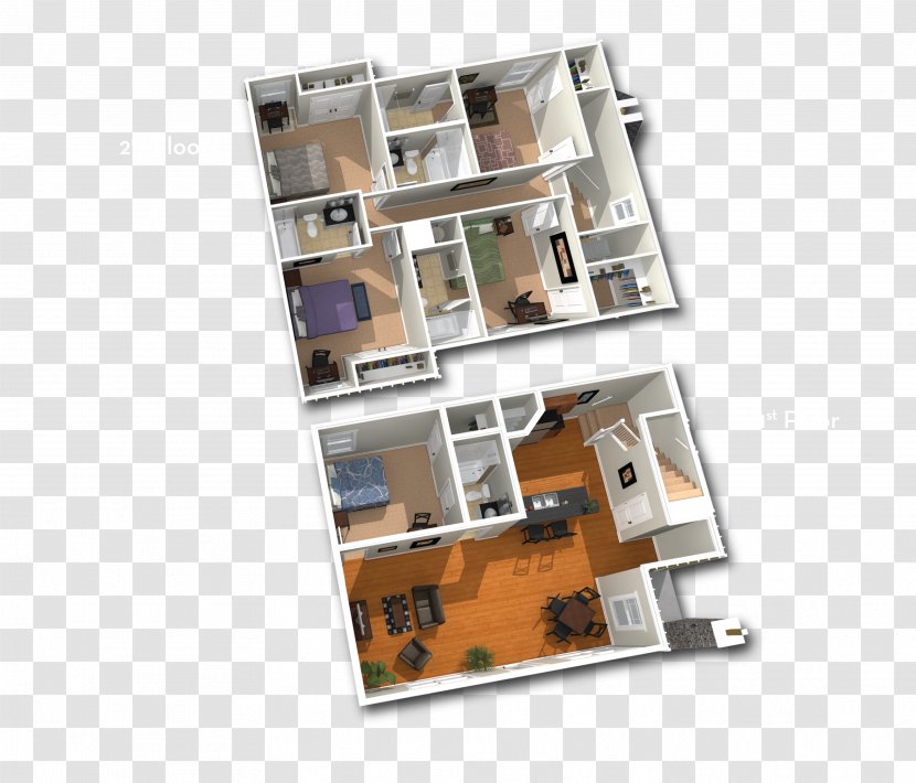 Bedroom Oxford Floor Plan House - Cottage Transparent PNG