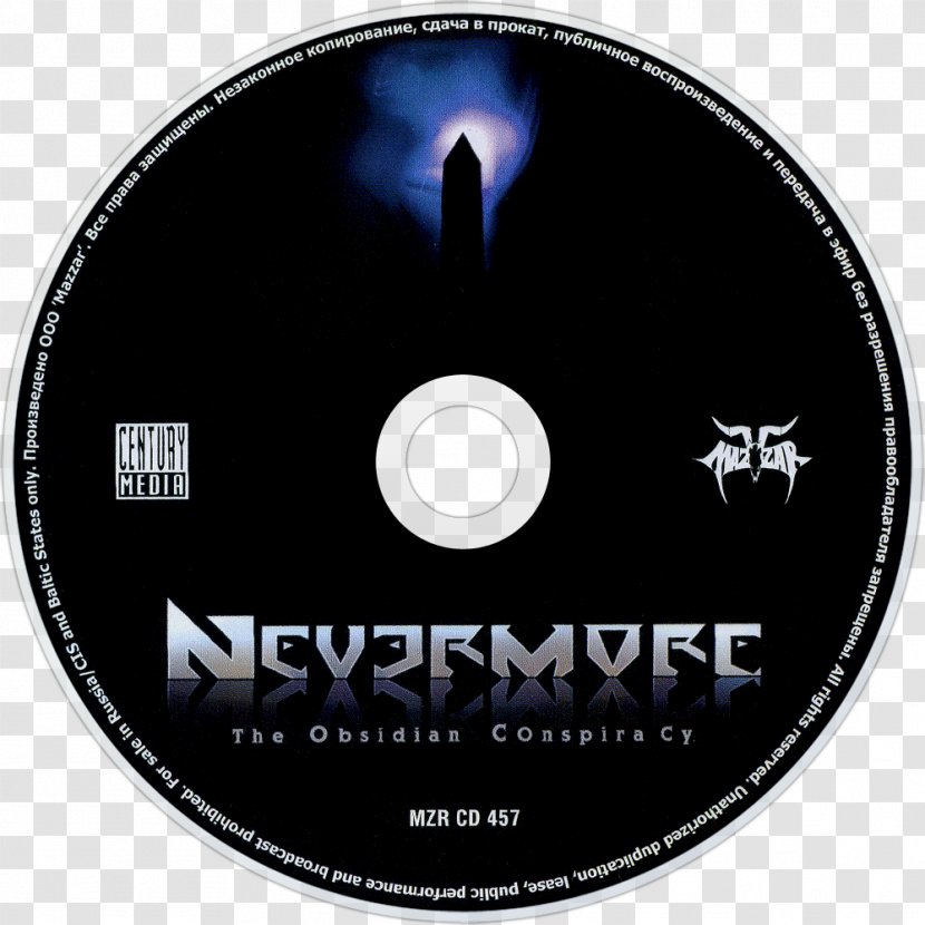 Compact Disc The Obsidian Conspiracy Nevermore DVD Artist - Data Storage Device Transparent PNG