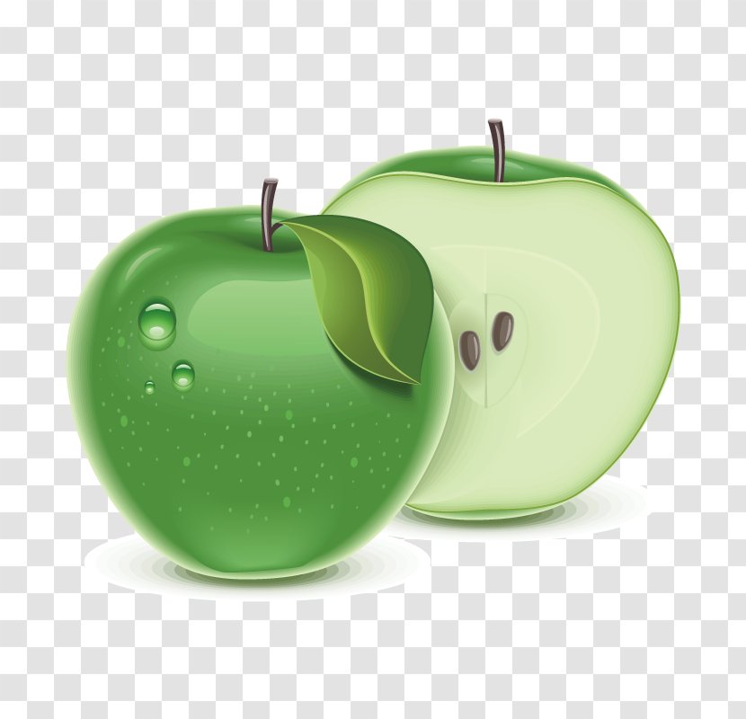 Granny Smith Clip Art - Fruit - Green Apple Dimensional Graphics Transparent PNG