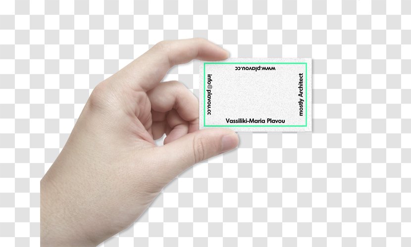 Business Cards Card Design Paper QR Code Stock - Hand Transparent PNG