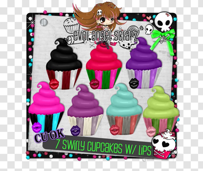 Cupcake Sugar Clip Art - Cake Decorating - Cupcakes Pictures Transparent PNG