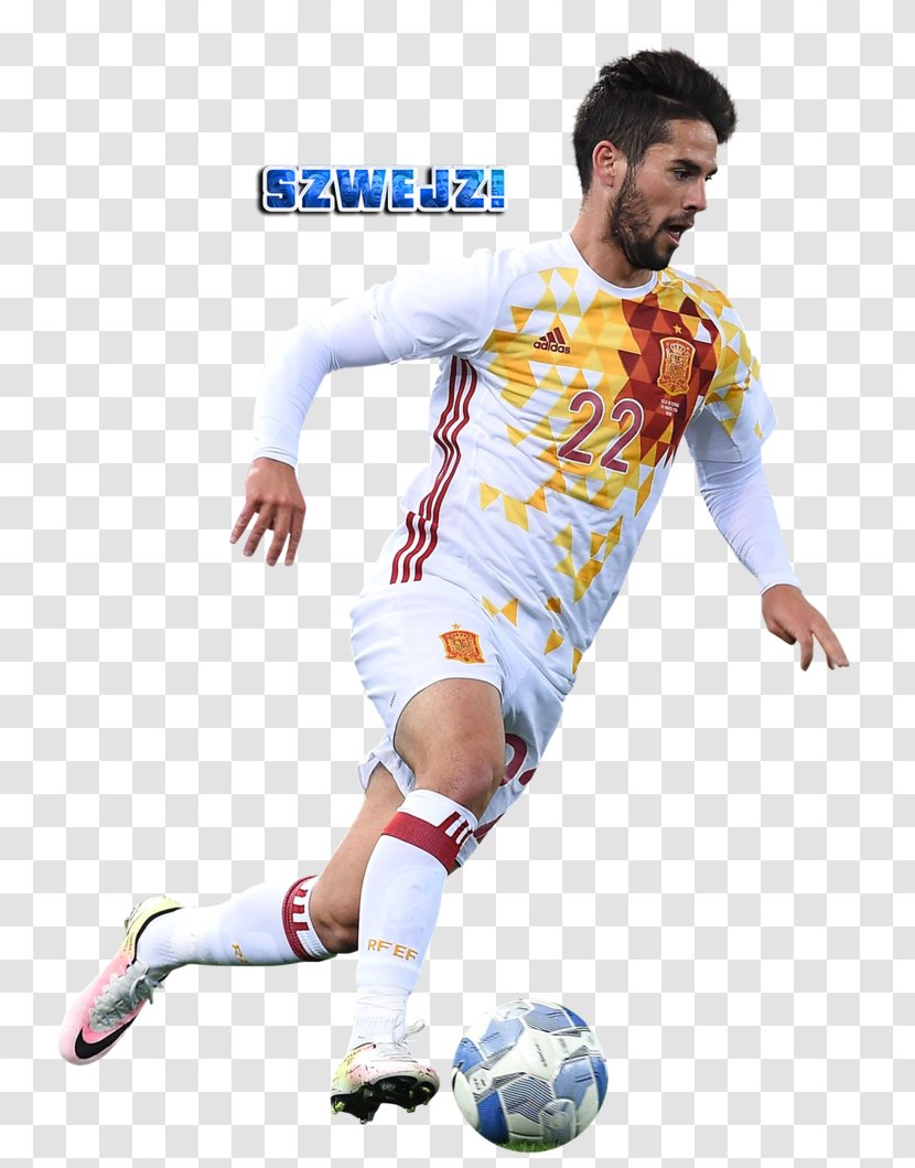 Isco Spain National Football Team Player Sport - Sportswear - REAL MADRID Transparent PNG