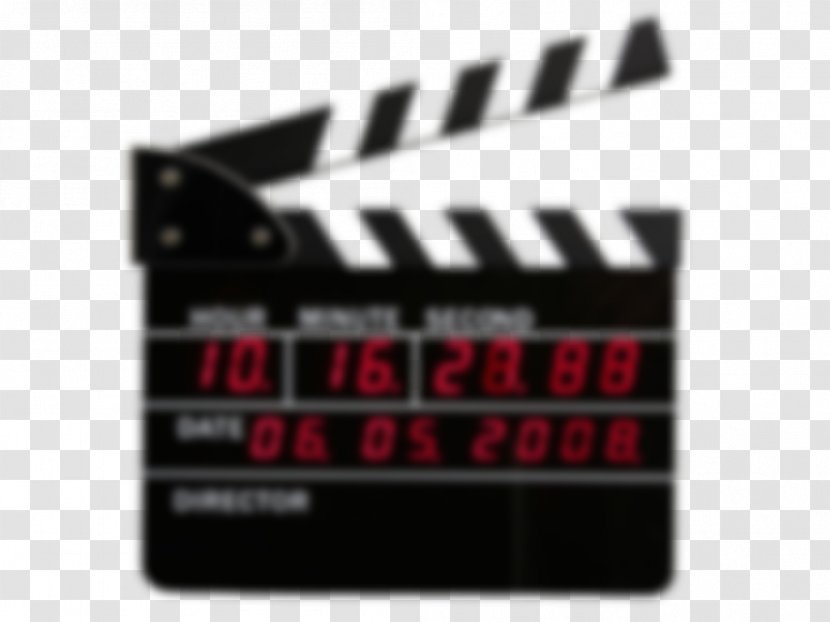 Hollywood Clapperboard Film Director Alarm Clocks - Filmmaking - Clock Transparent PNG