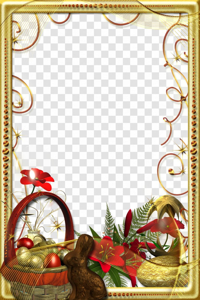 Picture Frames Easter Drawing Christmas - Child - Pascoa Transparent PNG