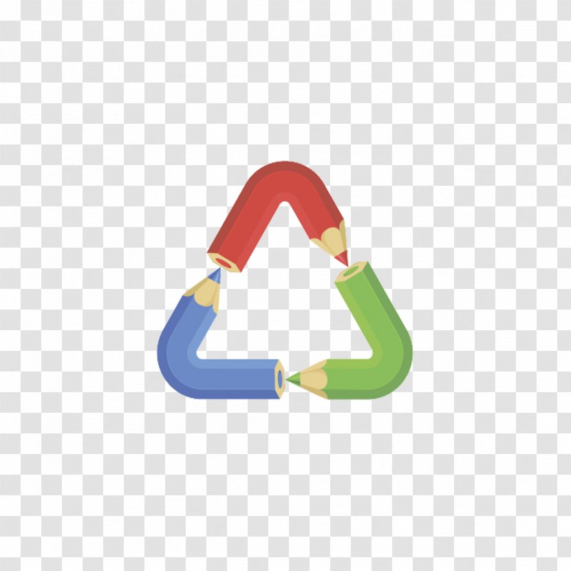 Pencil Icon - Logo - Triangular Transparent PNG