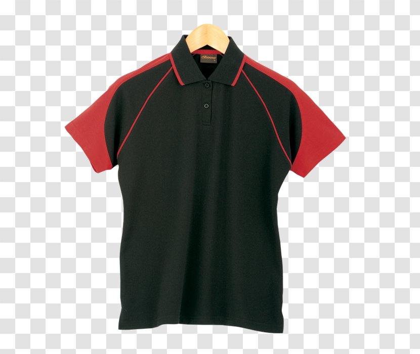 T-shirt Sleeve Polo Shirt Collar Tennis - Black M - Twill Vector Transparent PNG