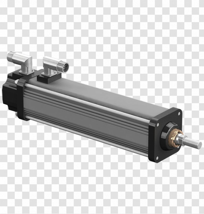 Linear Actuator Roller Screw Electric Motor Servomechanism - Motion Control - Ball Transparent PNG