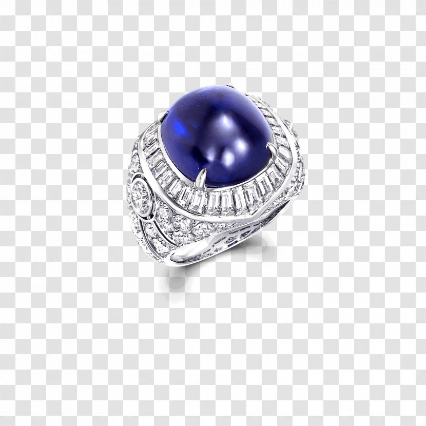Jewellery Sapphire Ring Gemstone Diamond - Cobochon Jewelry Transparent PNG