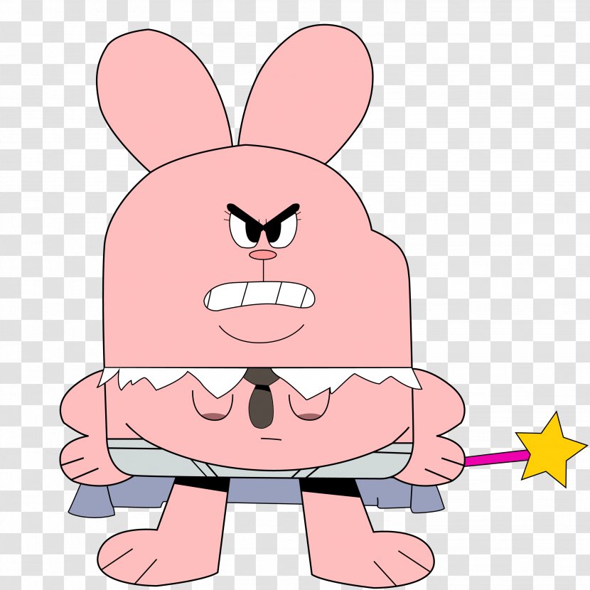 Rabbit Richard Watterson Gumball Nicole Darwin - Heart Transparent PNG