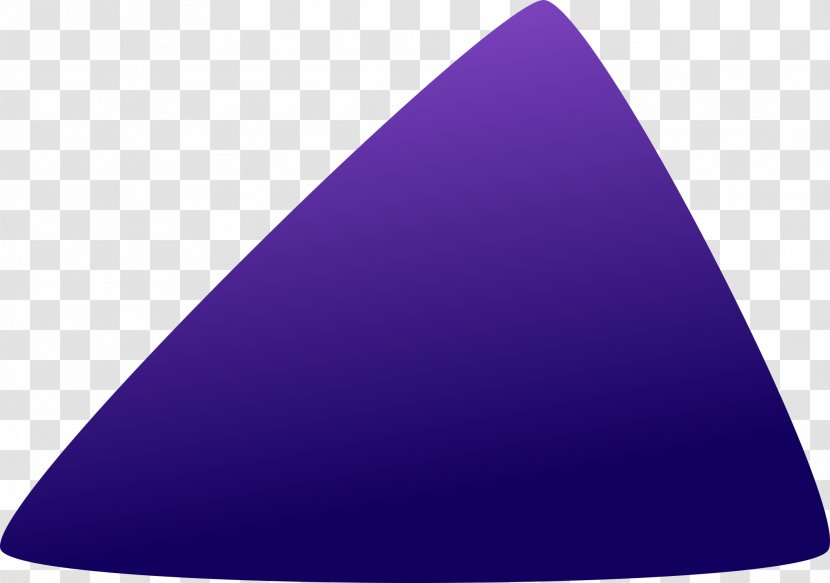 Triangle Blue - Electric Cone Transparent PNG