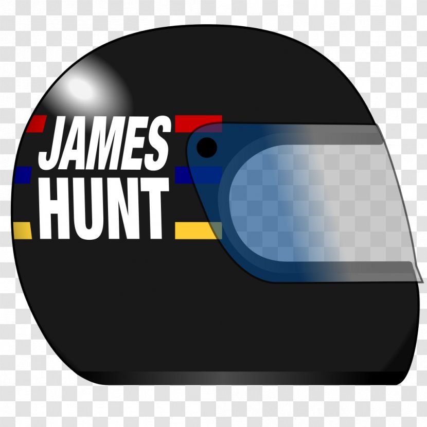 Helmet Formula One McLaren - James Hunt - Integral Transparent PNG