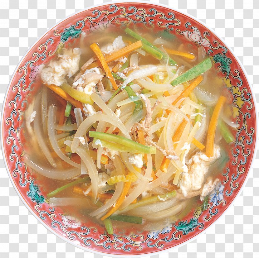 Bún Bò Huế Chinese Noodles Ramen Chow Mein Thai Cuisine - Namul - Greek Salad Transparent PNG